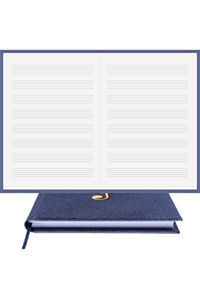 BİDEFTER Music Notebook (No Key) 100% Handmade, Hand Stitched – 2026 Special Collection – Artistic Binding – A/5