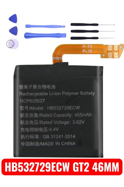 indirimplus Hw Watch GT2 LTN-B19 DAN-B19 46MM Uyumlu HB532729ECW Akıllı Saat ...