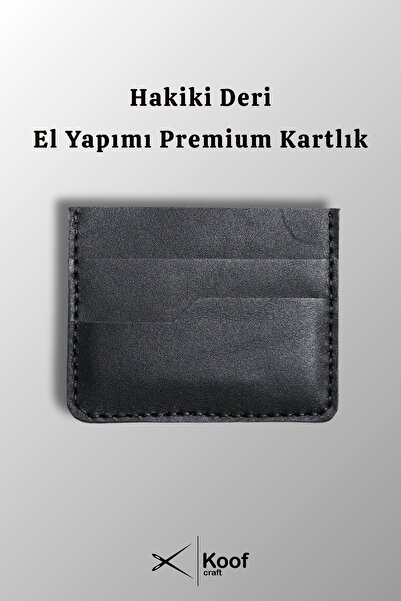 Koof Craft Nova Genuine Leather Snow Wallet - Gift Leather Wallet Handmade Leather Card Holder