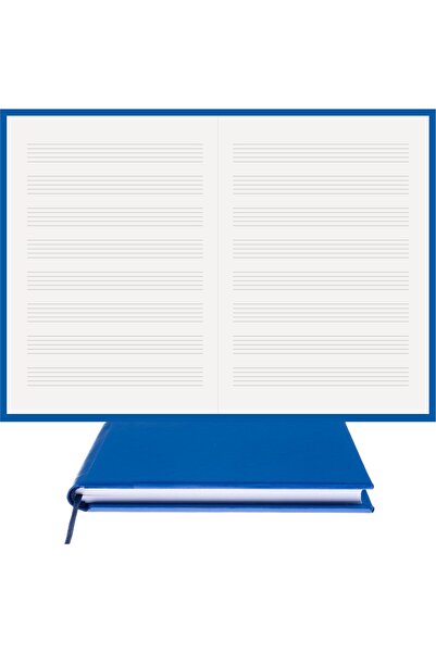 BİDEFTER Music Notebook (No Lock) 100% Handmade, Hand Stitched – 2026 Special Collection – Thermo Leather Cover – A/5