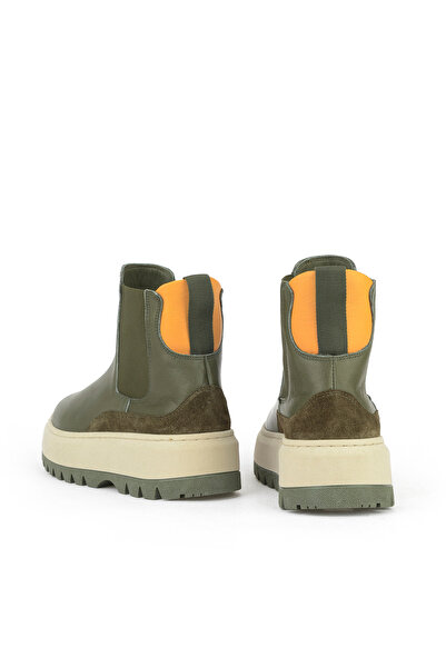 Ziya , Women's Genuine Leather Boots 1531020Z19402 Khaki