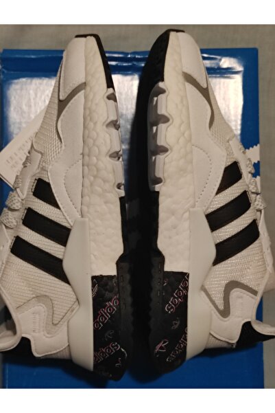 Adidas Originals Pantofi sport Nite Jogger Boost, alb, 36EU