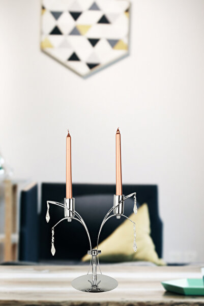 Begüsa Lumora 2.li Mumluk Krom