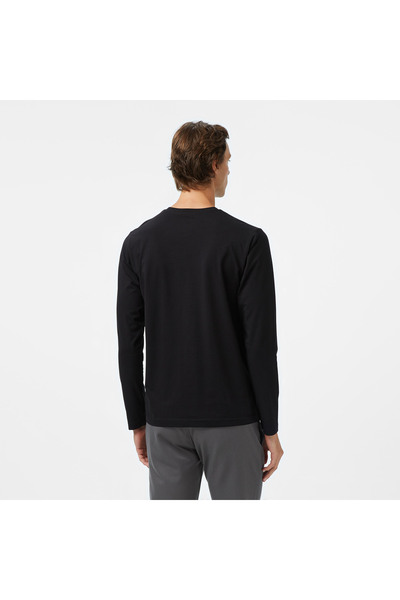 Nautica Men's Black Classic Fit Long Sleeve T-Shirt