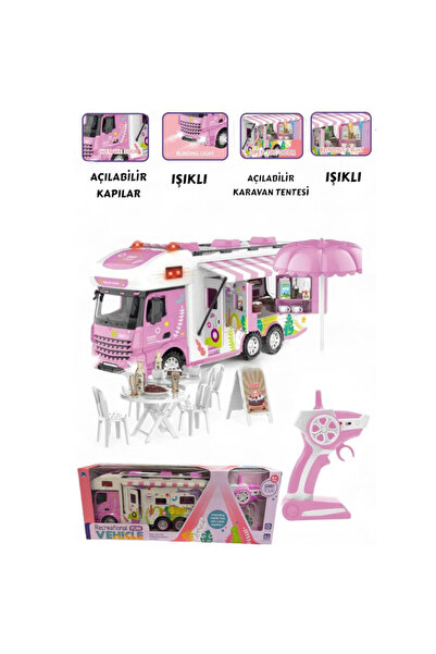 babydoor Sesli Işıklı Şarjlı Açılabilir Kapılar Büyük 50 cm Kumandalı Karavan...