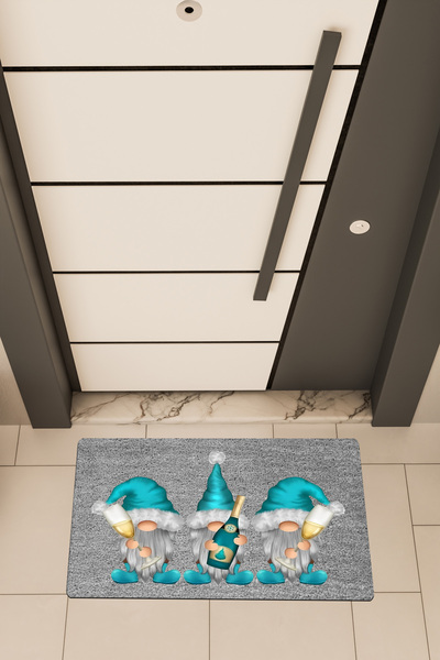 Dormot Високоякісний цифровий друк, Новий рік, Веселого Різдва, новорічна тематика, килимок для дверей