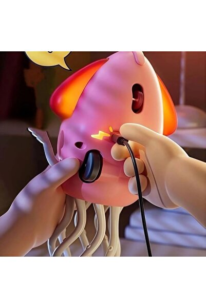 Flippy Dancing Octopus, 3+ Years, 3 Modes, ABS, USB Charged, with Fishing Rod, 12.6x7.6x20.7 cm, Pin