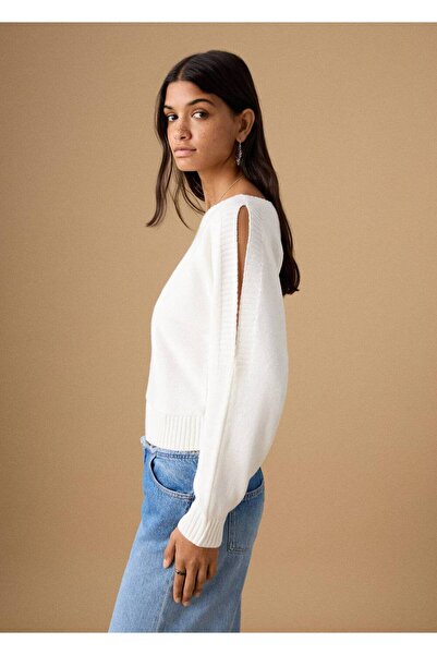 Mango Teen Cut out detaylı triko kazak