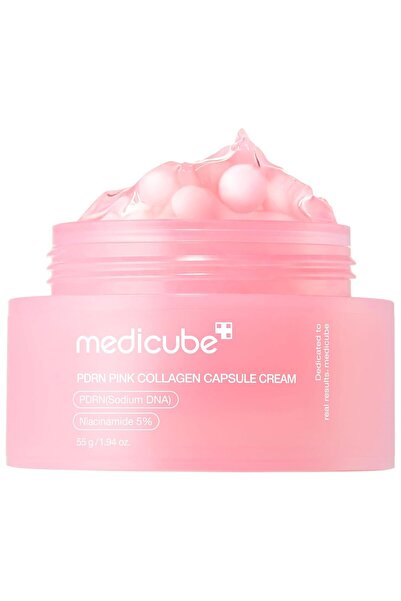 Medicube كريم كبسولة مع حمض نووي من سمك السلمون وكولاجين وردي PDRN