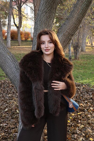 BAŞARAN Brown Collar Fur