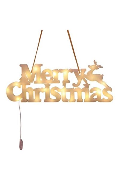 Flippy Instalatie LED de Craciun Litere 3D Merry Christmas Lumina Calda 27.5 ...