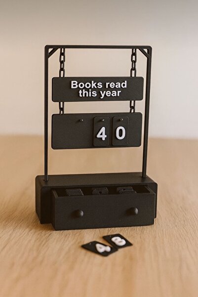 Gift Studio Kitap Okuma Sayacı - Kitaplık Aksesuar - Kitap Okuma Motivasyon