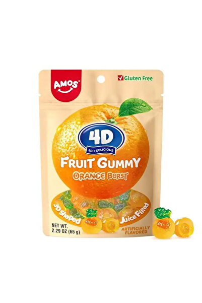 Amos Orange Gummies 4d 65g