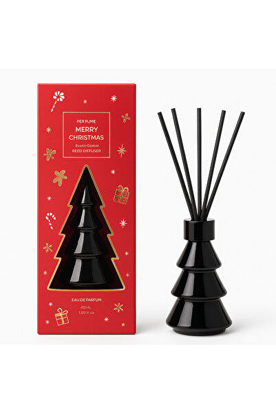 COLLECTİON Christmas Tree Aroma Diffuser & Perfume Set, 40 ml, Gift Wrapped, Intense Festive Aroma
