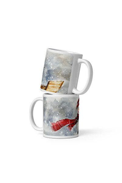 OEM Christmas ceramic mug 330 ml (11 oz) – festive design, durable