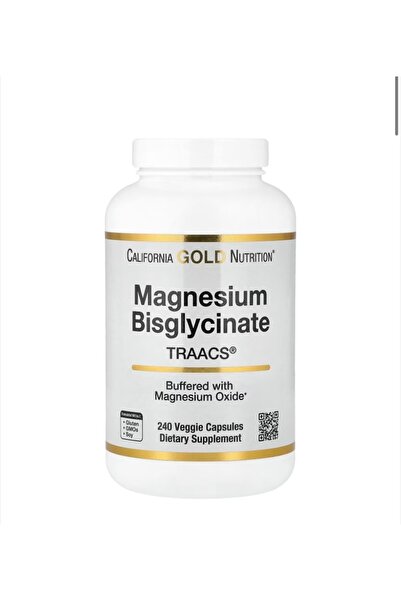 California Gold Nutrition Magnesium Bisgliycinate 200 mg 240 Capsules