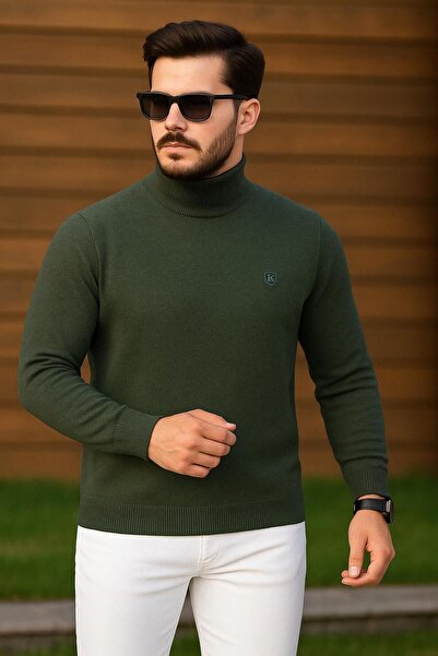 KEMAL EKİNCİ balıkçı yaka çelik örgü kazak