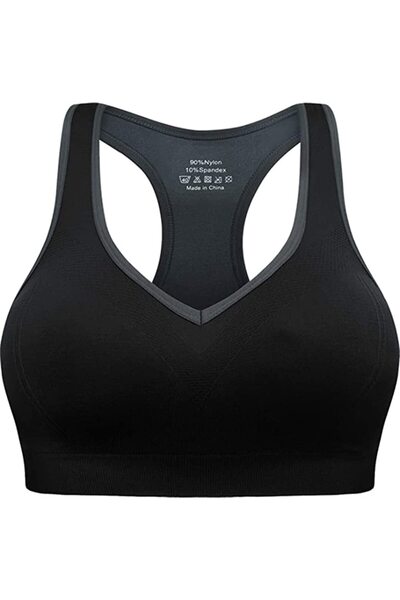 RUBIK حمالة صدر رياضية للنساء، حمالة صدر بدون درزات قابلة للإزالة لممارسة الي...