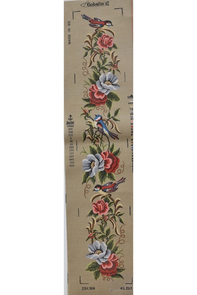 gobelin 25*100 kuşlu goblen ipli