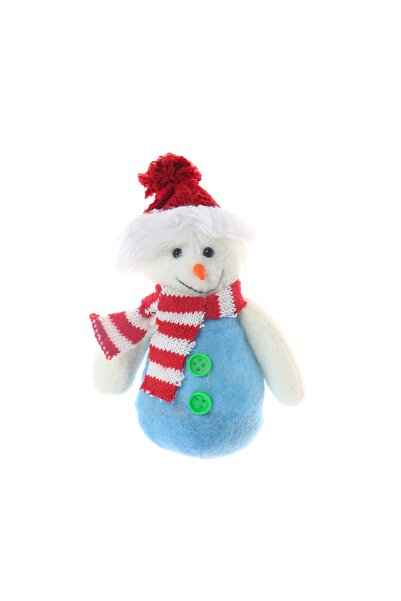 SHOPIENS Christmas decoration, snowman, polyester, D250270, 15 cm