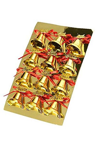 Generic Merry Christmas Bell Bow Bell Christmas Tree Decoration - Multicolour