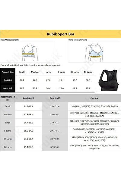 RUBIK Sports Bra for Women, Removable Pad Seamless Bra for Yoga Gym Training Running Workout Fitness