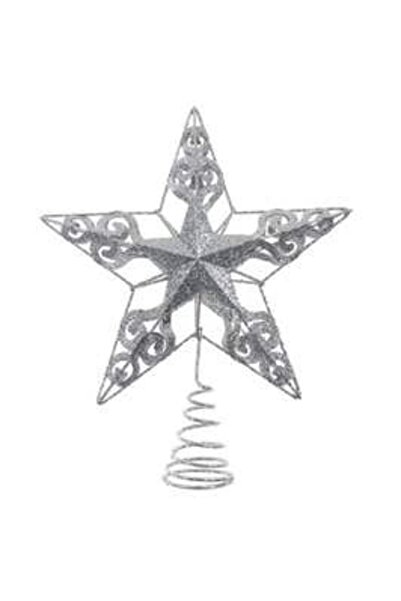 SHOPIENS Christmas decoration, heart type, white, 10 cm, SYYKLC-1822117