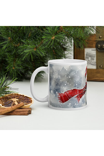 OEM Christmas ceramic mug 330 ml (11 oz) – festive design, durable