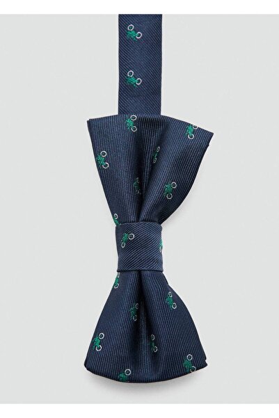 MANGO Kids Motosiklet desenli papyon