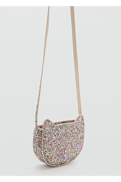 MANGO Kids Simli kedi çanta