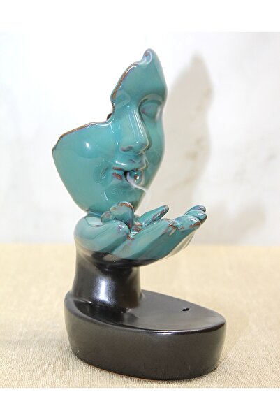 magicool Backflow Incense Burner with Ceramic Mask Design
