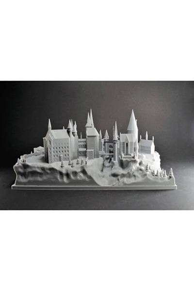 FOLİNZA Hogwarts Cadılık Ve Büyücülük Okulu Harry Potter Maket Biblo (büyük Boy)