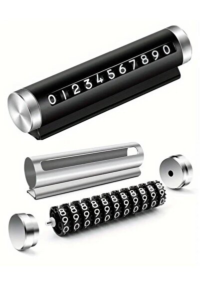 sanal trend Araç Park Telefon Numaratörü Çevirmeli Ayarlı Torpido Üstü Silind...