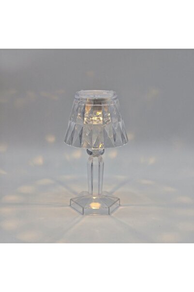 HOFF Lampă decorativă Clear 2, lumină caldă LED, H 11,5 cm, alimentată cu bat...