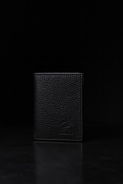 Av A Dos Black Men's Wallet Slim Multi-Compartment
