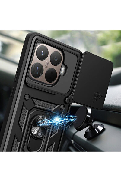 Techsuit Xiaomi 15T Pro case with camera protection CamShield Series, gold