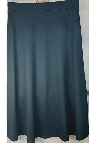 N.Y.YILDIZ Star Crystal Combed Cotton Two-Piece Flawlessly Smooth Unlined Flexible Drapey Elastic Waist Plus Size Skirt