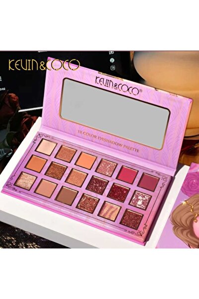 kevin coco Kevin&Coco eyeshadow palette, 18 colors, captivating shades