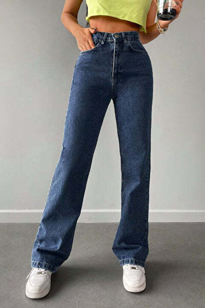 StreetWear Outlet Women's Jeans, Mom Fit Cut and Solid Color