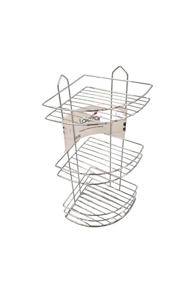 EKO 3-tier bathroom corner shelf LZ 303