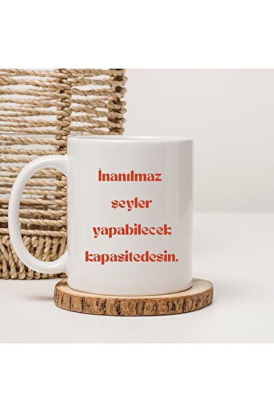 kubdekor You Can Do Amazing Things Written B Printed Motivational Mug Cup