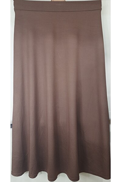 N.Y.YILDIZ Star Crystal Combed Cotton Two-Piece Flawlessly Smooth Unlined Flexible Drapey Elastic Waist Plus Size Skirt