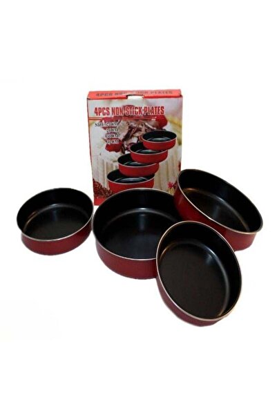 The comprehensive house مجموعة قوالب خبز دائرية مكونة من 4 قطع (24/26/30/32 سم)