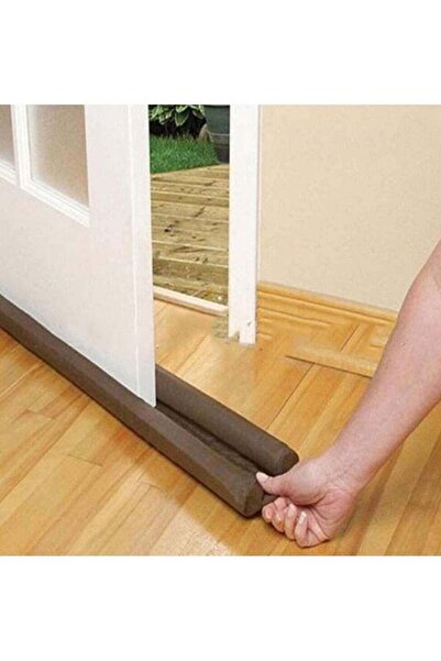 Generic Door Bottom Sealing Strip Guard — Self-Adhesive, Brown, Adjustable (91 cm)