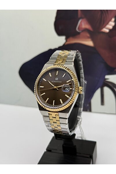 Momentus Land Casual Bicolor Wristwatch 5 ATM Waterproof 3 Year Warranty