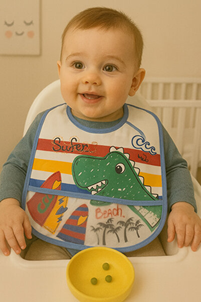 SILICONE LIQUID PROOF BIB/BABY BOY BIB /BABY BOY SILICONE BIB