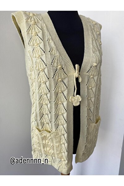 El yapım Makine işi çeyizlik yelek