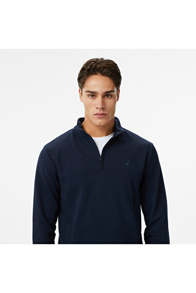 Nautica Men's Navy Blue Classic Fit Sweatshirt