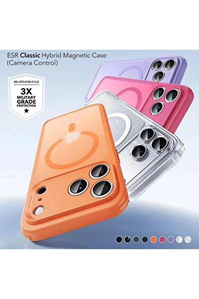 ESR iPhone 17 Pro Max Case Classic Hybrid HaloLock, orange