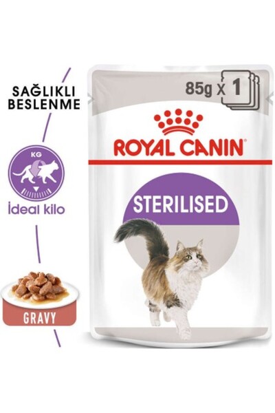 Royal Canin Pouch Gravy Sterilised Kısırlaştırılmış Yaş Kedi Maması 85 gr